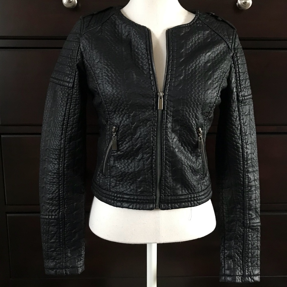 Bebe faux leather jacket